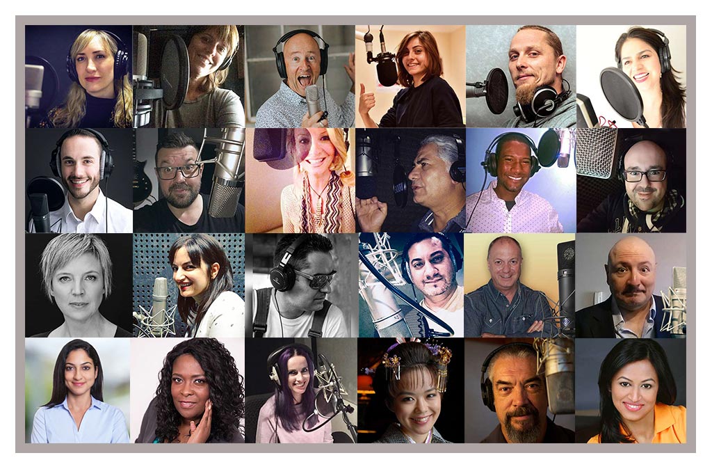 voice talent from all over the world