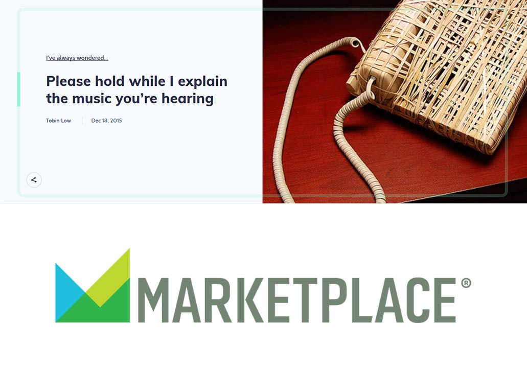 Marketplace.org quotes Easy On Hold in article.